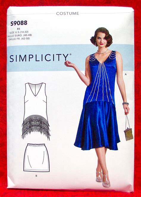 1920s dress patterns simplicity.